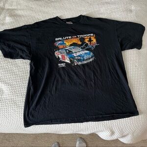 Vintage NASCAR T Shirt in Black Size 2XL